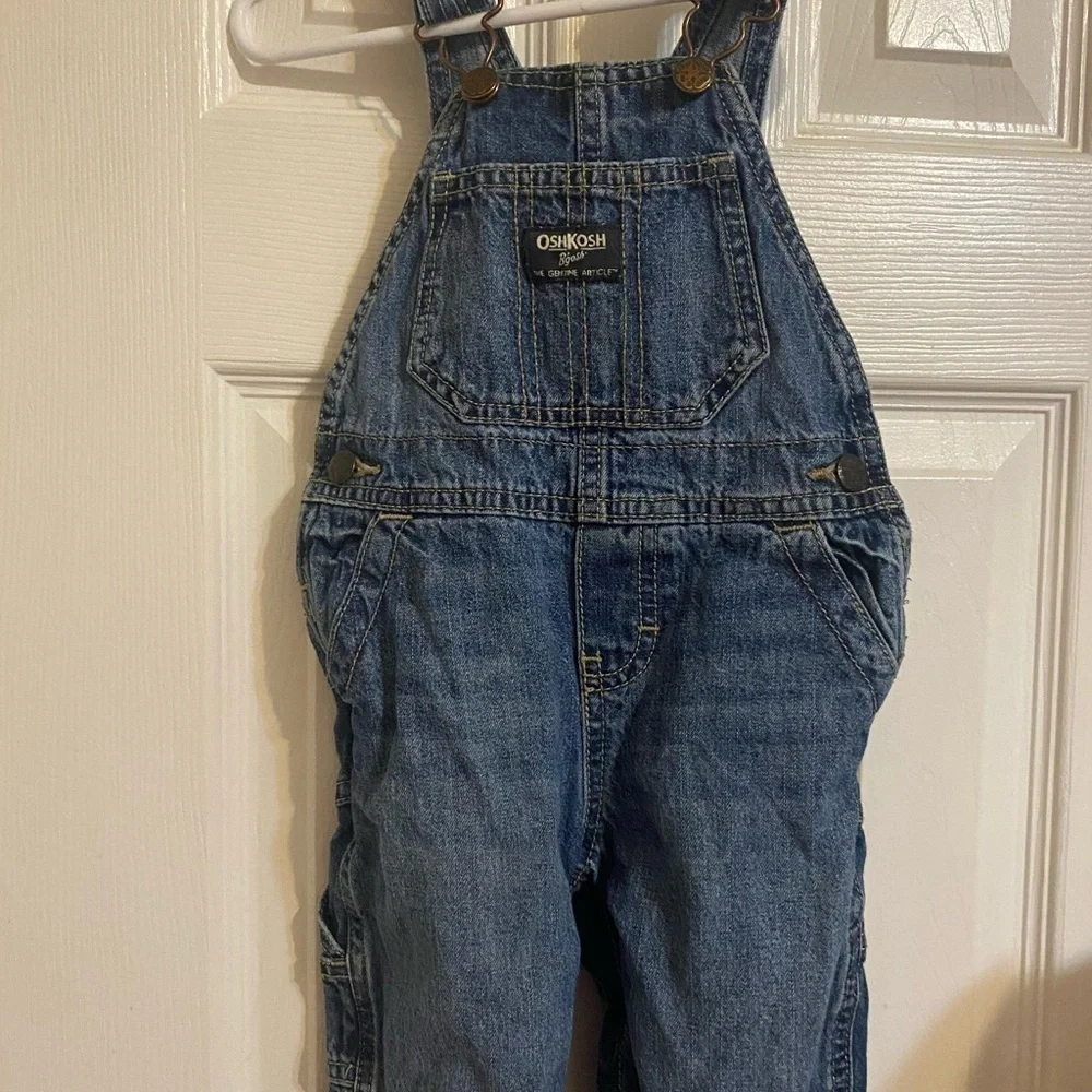 Oshkosh‎ B’Gosh Denim Bib Overalls - 18 months